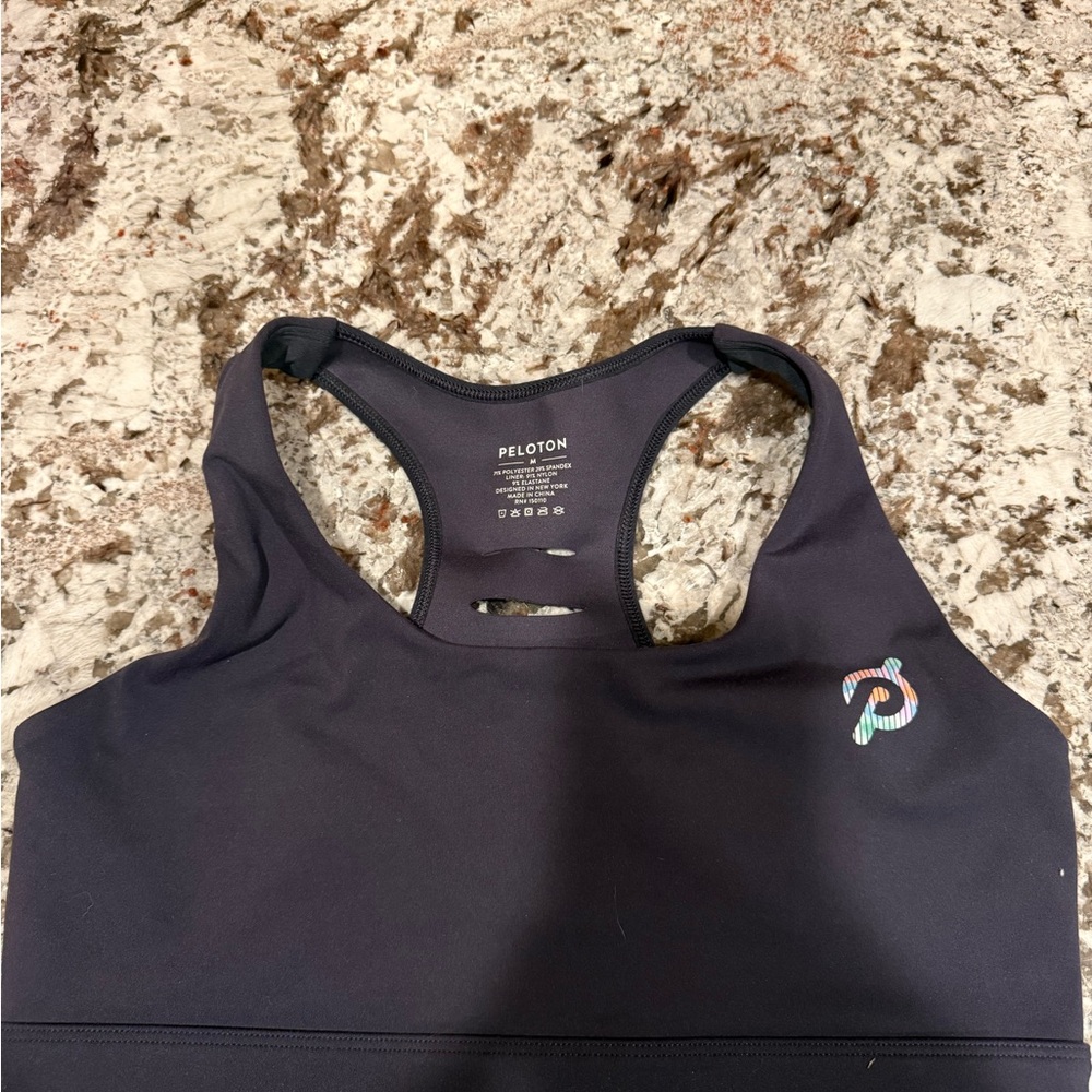 Peloton Women's Dark Gray Sports Bra